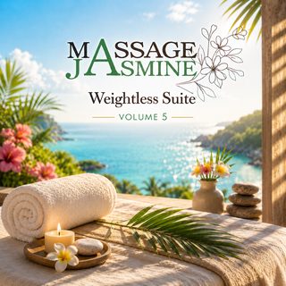 Massage Jasmine (Weightless Suite, Vol. 5) &mdash; album cover art by Locuorio